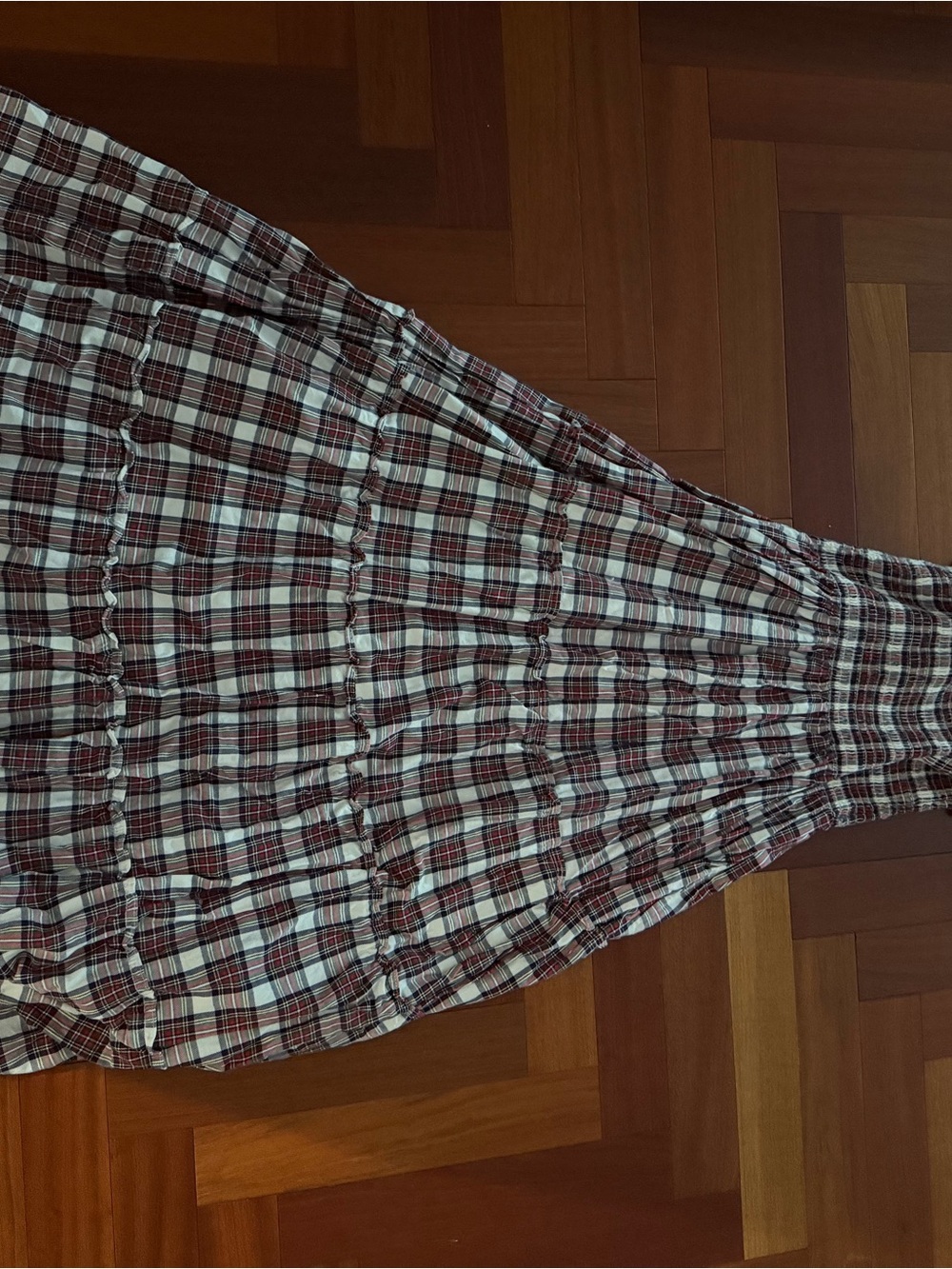 Hill house home multi tartan Ellie nap dress XS - Picture 3 of 8